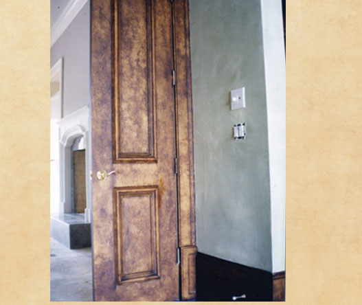 burl wood faux finish